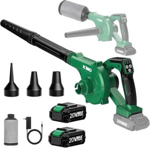 6. K I M O. Cordless Leaf Blower Vacuum